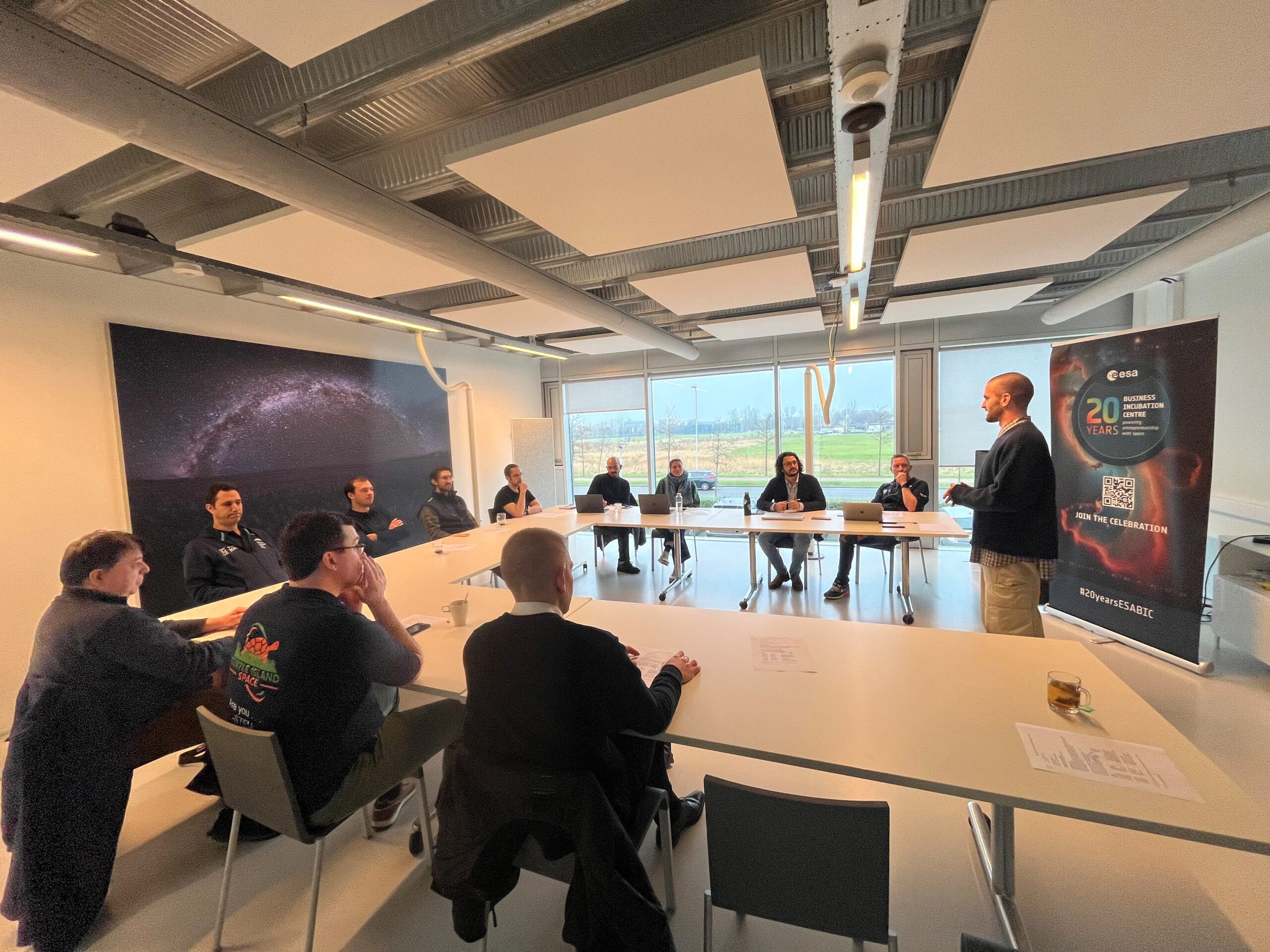 space business professionals at ESA BIC Noordwijk
