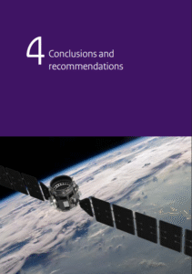 artist’s impression of in-orbit servicing ESA mission