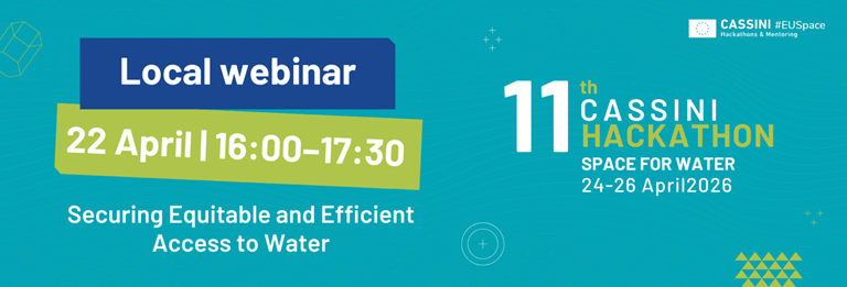 CASSINI hackathon webinar promo visual