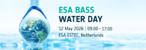 promo banner for water-focused event at ESA ESTEC