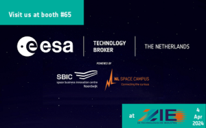 ESA Technology Broker NL booth #65 at the hi-tech event ZIE 2024