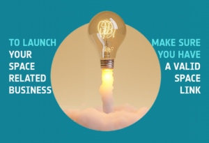 light bulb appearing to launch from a bed of cotton wool illustrating new space business ideas of ESA BIC startups