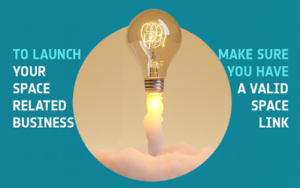 light bulb appearing to launch from a bed of cotton wool illustrating new space business ideas of ESA BIC startups