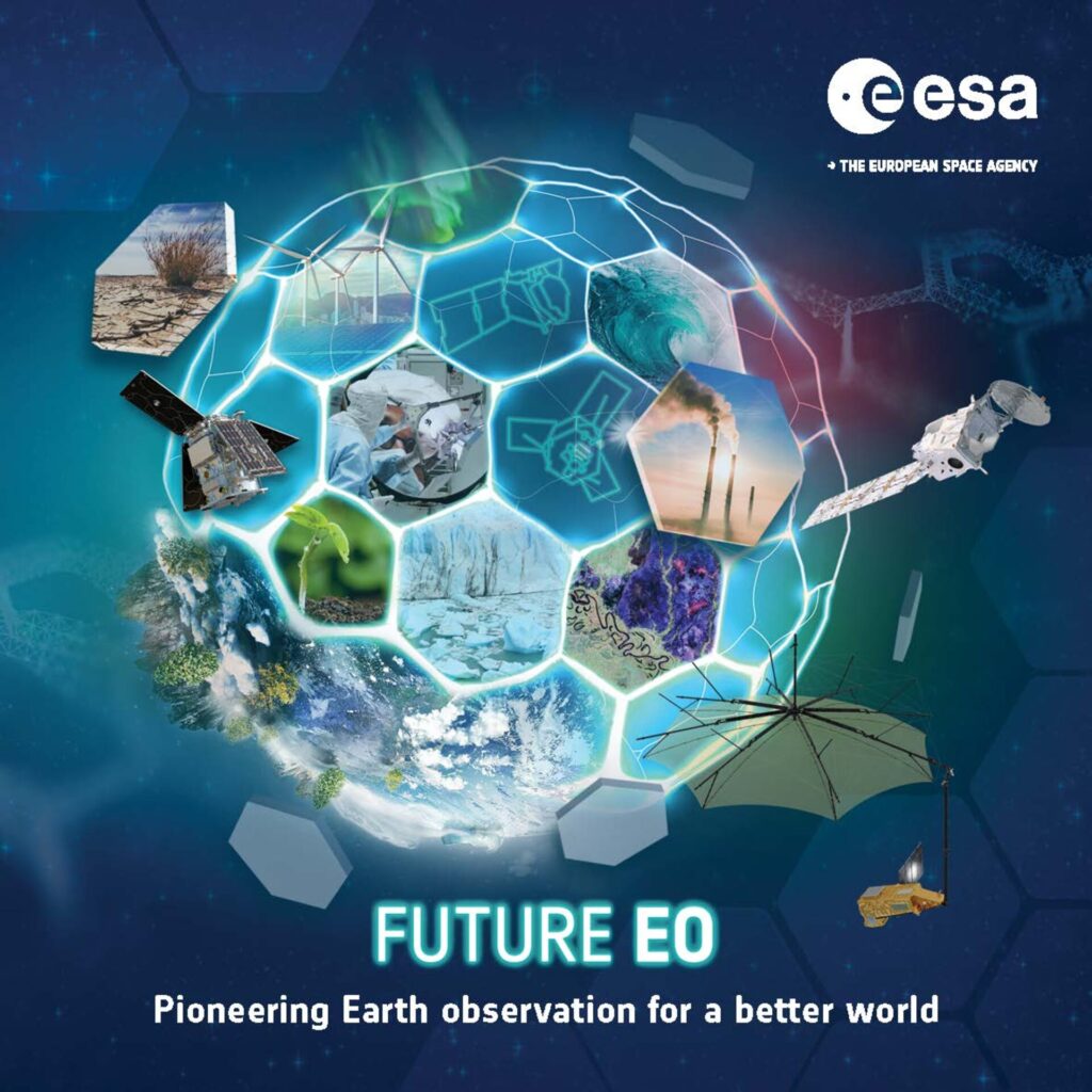ESA illustration of segments of the planet utilising Earth observation