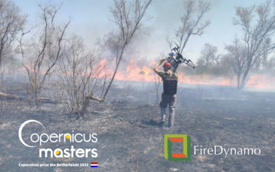 FireDynamo’s tool for predicting wildfires awarded the Dutch prize of Copernicus Masters 2022