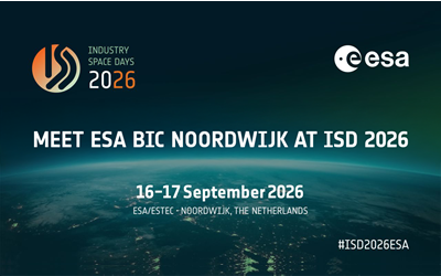 Meet ESA BIC Noordwijk and ESA Phi-Lab NL at Industry Space Days and join Connecting the Curious for networking