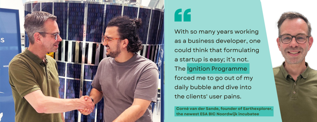 quote from space business professional after taking part in Ignition Programme