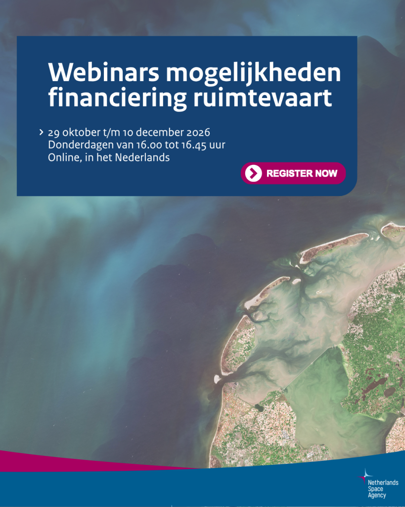 illustration of satellite visual of the Netherlands with webinar info overlaid