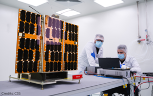 lab shot of Mauve cubesat platform