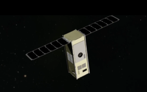 Rendering of Revolv's solar array rotary actuator for small satellites