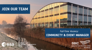 SBIC building as a backdrop for Community & Event Manager vacancy