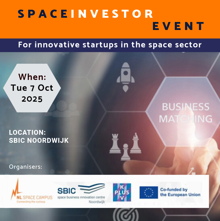 space investor event taking place at SBIC Noordwijk