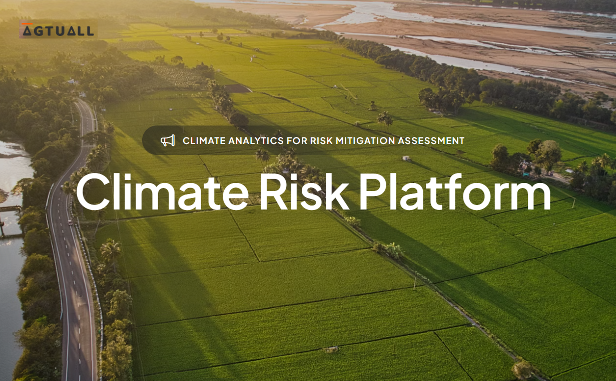 green field and river delta