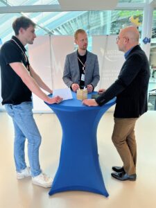 space and non-space business professionals during the matchmaking session
