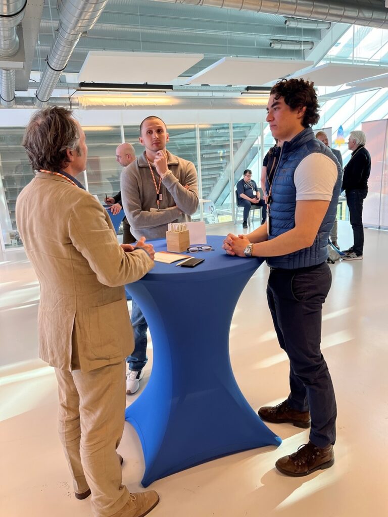 space and non-space business professionals during the matchmaking session