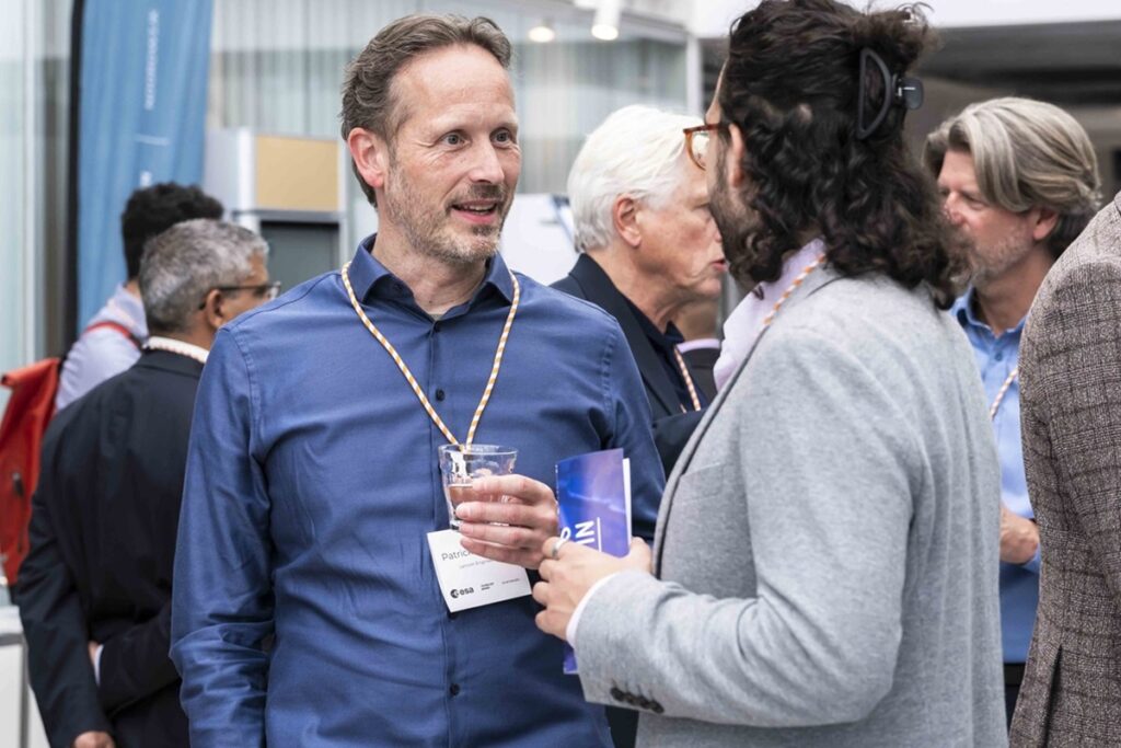 space and non-space business professionals during the networking session