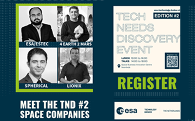 Line-up delivering space challenges for Tech Needs Discovery #2