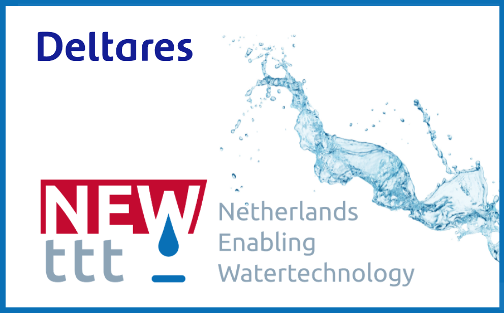 programme logo with water splash and Deltares logo