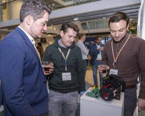 space and business professionals in the atrium at SBIC Noordwijk