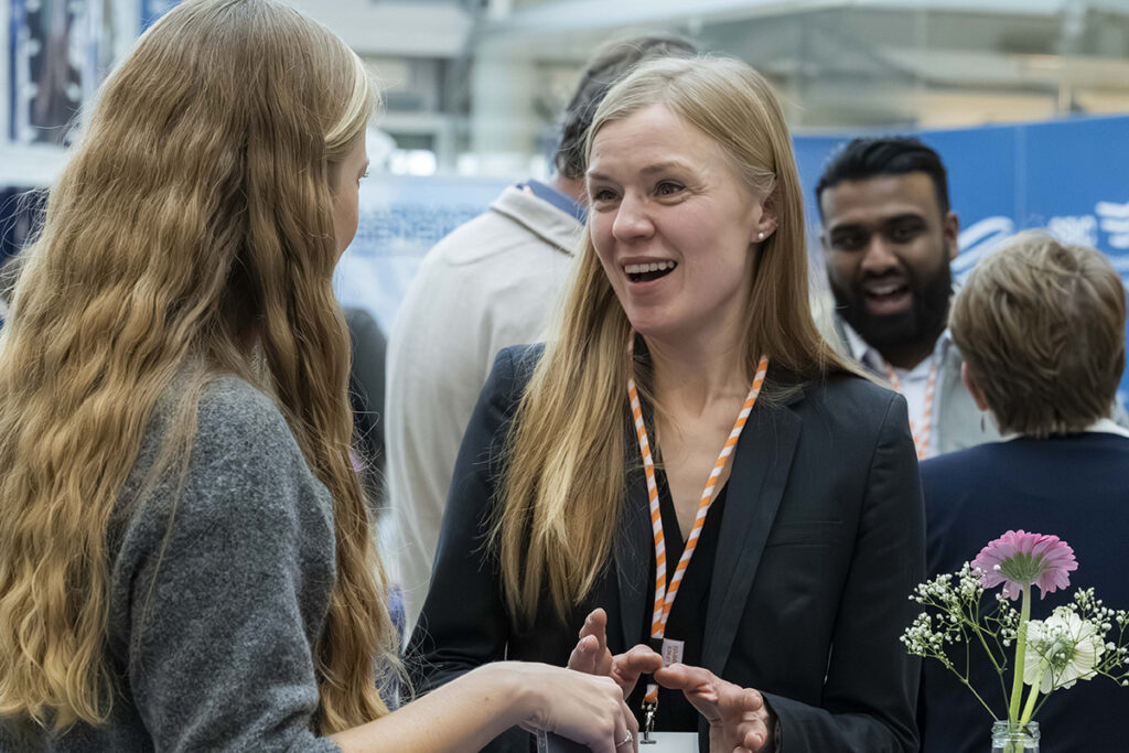 space and business professionals in the atrium at SBIC Noordwijk