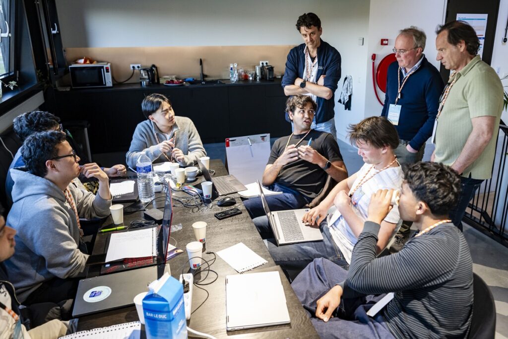 CASSINI hackathon participants during discussion at the CometLab venue