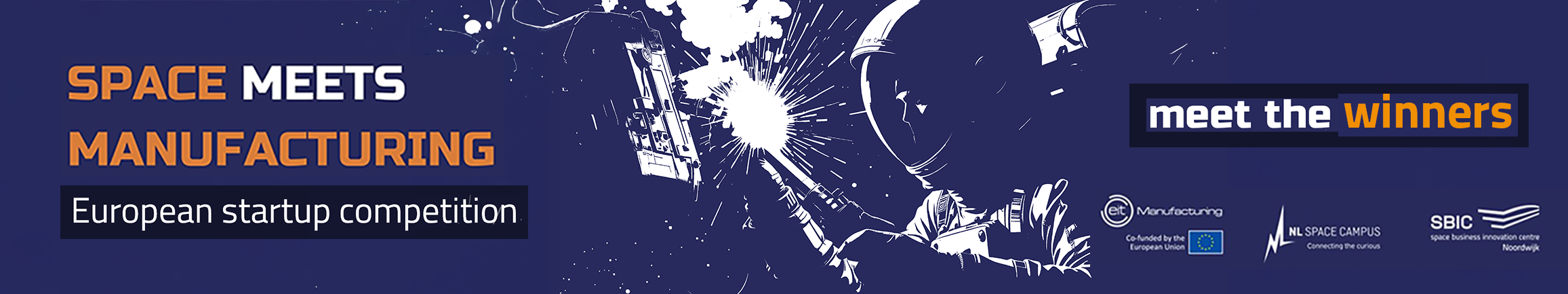 Space Meets Manufacturing startup competition promo visual