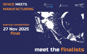 Space Meets Manufacturing startup competition promo visual