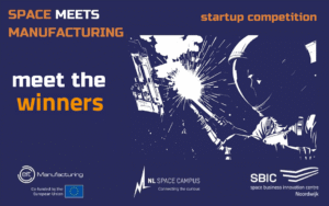 Space Meets Manufacturing startup competition promo visual