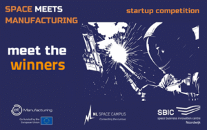Space Meets Manufacturing startup competition promo visual