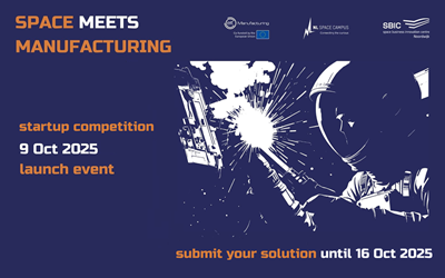 Space Meets Manufacturing startup competition calling for participants (register by: 16 Oct)