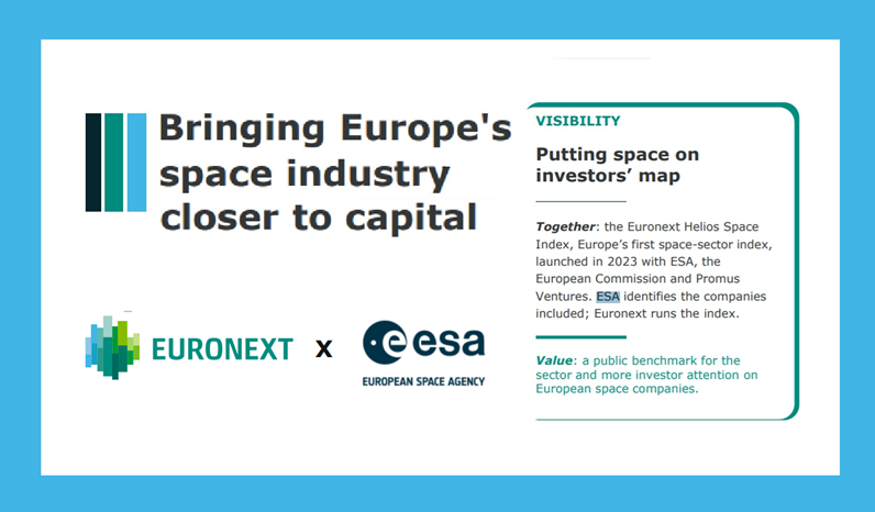 ESA and Euronext Elite European A&D Growth Hub