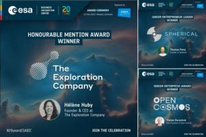 headshots of winning entrepreneurs announced at award ceremony event in Munich