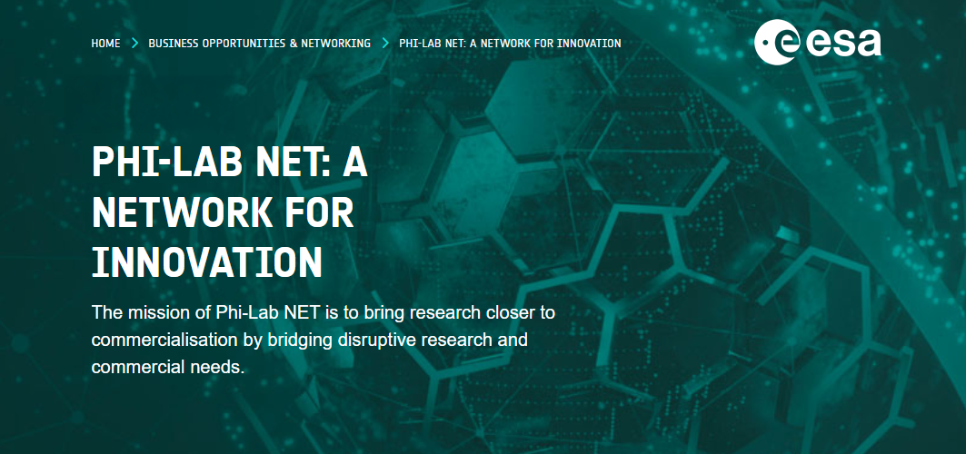 Discover more about ESA's Phi-Lab network green-hued ESA Phi-Lab NET visual