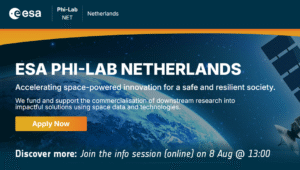satellite illustration on ESA Phi-Lab NL visual
