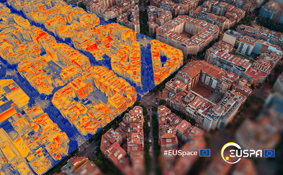 EUSPA reports on Copernicus Sentinel-3 data used to monitor Europe’s summer heatwaves