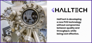 hardware for physical vapour deposition from HallTech website screenshot