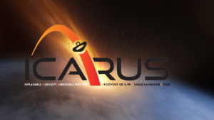 ICARUS consortium logo with rocket icon