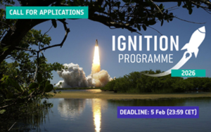 rocket launching in promotion of Ignition Programme call for applications 2026