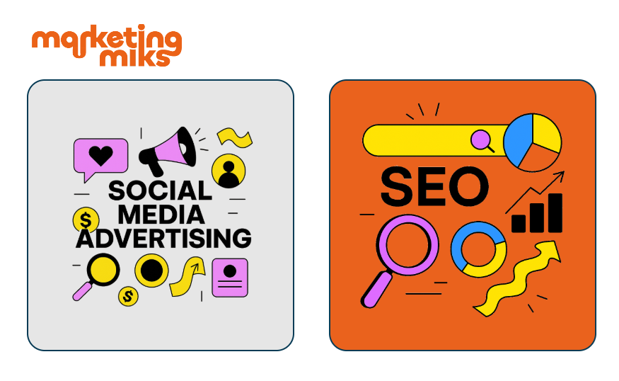 vibrant infographics with energetic icons