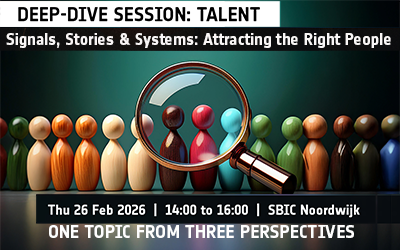 Introducing new deep-dive sessions with first event focusing on talent (date: 26 Feb)