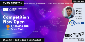 purple-hued event banner with infographics and prize money