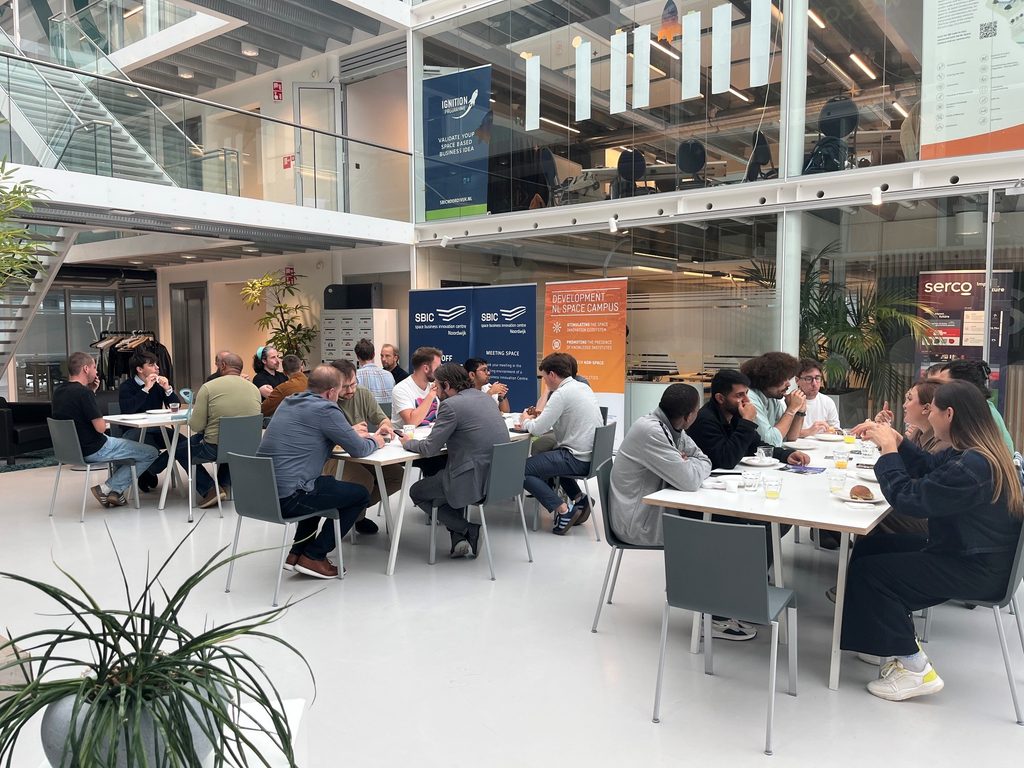 space and business professionals during pre-incubation programme at SBIC Noordwijk