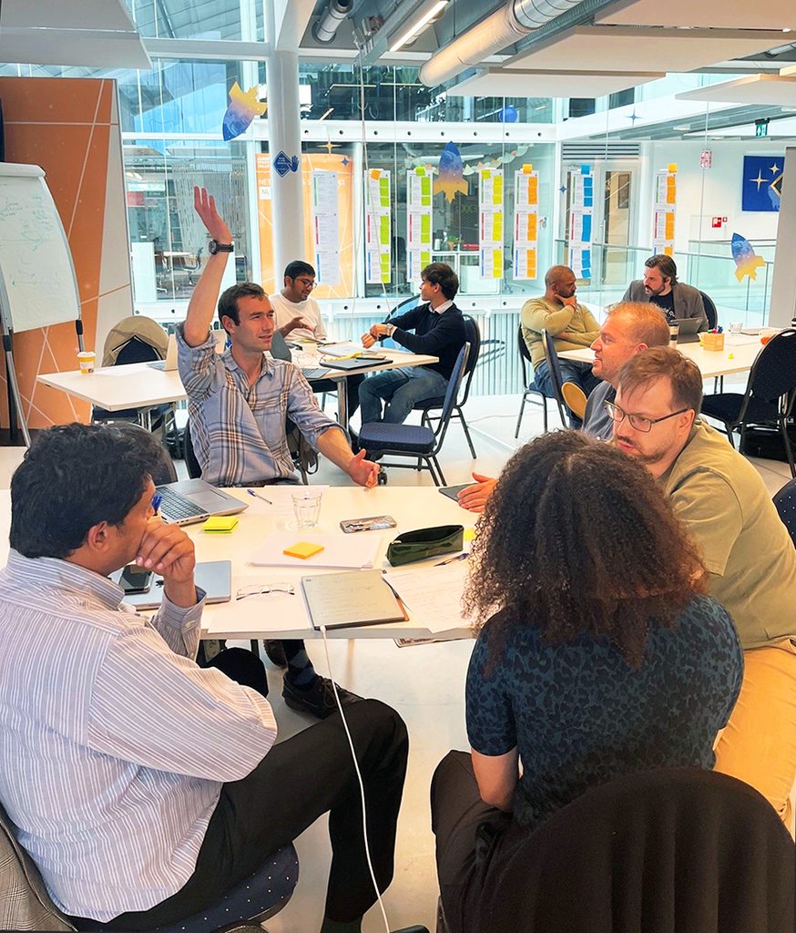 space and business professionals during pre-incubation programme at SBIC Noordwijk