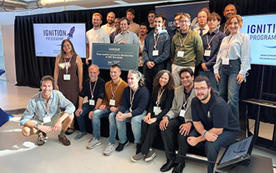 Graduating cohort of Ignition Programme validated ideas and prepare to apply for ESA BIC (deadline: 5 Oct)