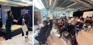 space and business professionals during pitch competition of pre-incubation programme at SBIC Noordwijk