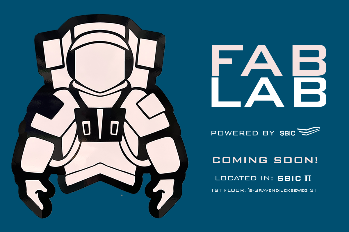 fablab at SBIC II building temporary visual
