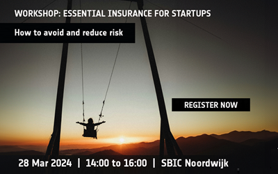 Essentional insurance for startups and how to reduce risk (workshop: 28 Mar)