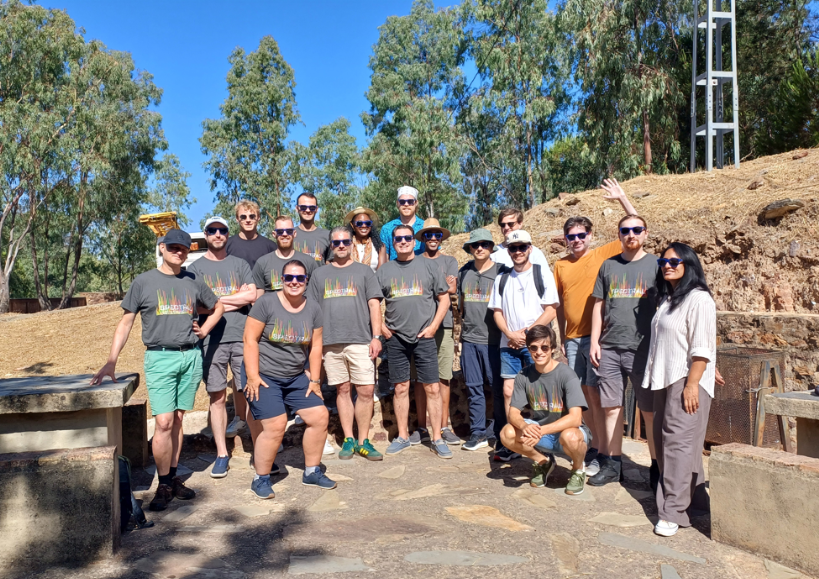 Spectral Industries team shot under blue sky