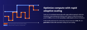 ubiops infographic for adaptive scaling