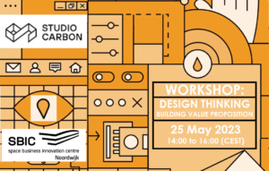 orange design thinking workshop banner